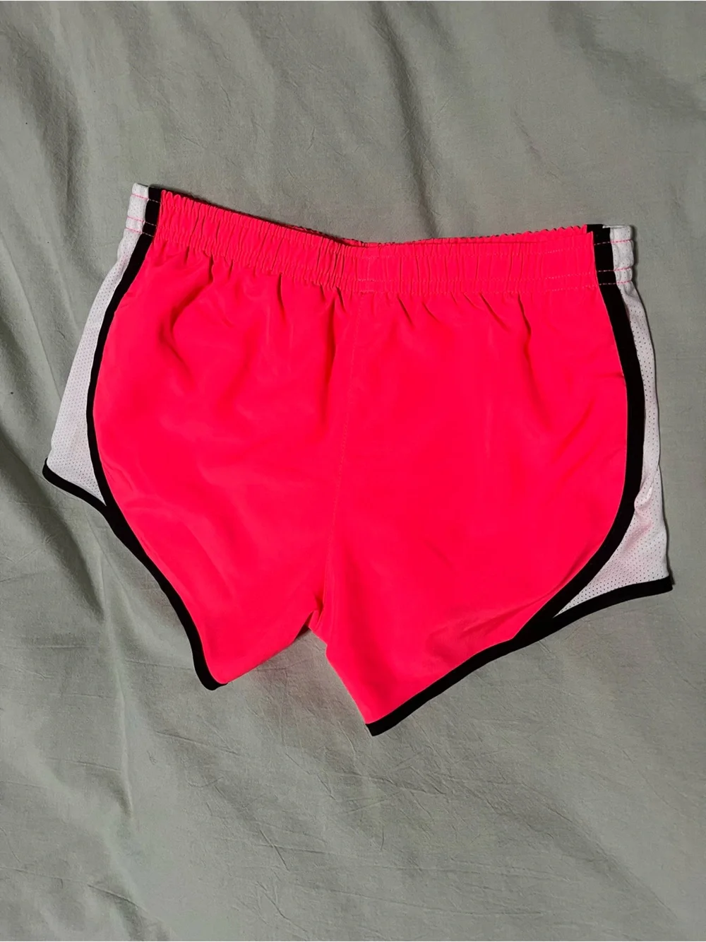 Nike Dri-FIT Kids Girls Neon Pink Athletic Running Shorts S